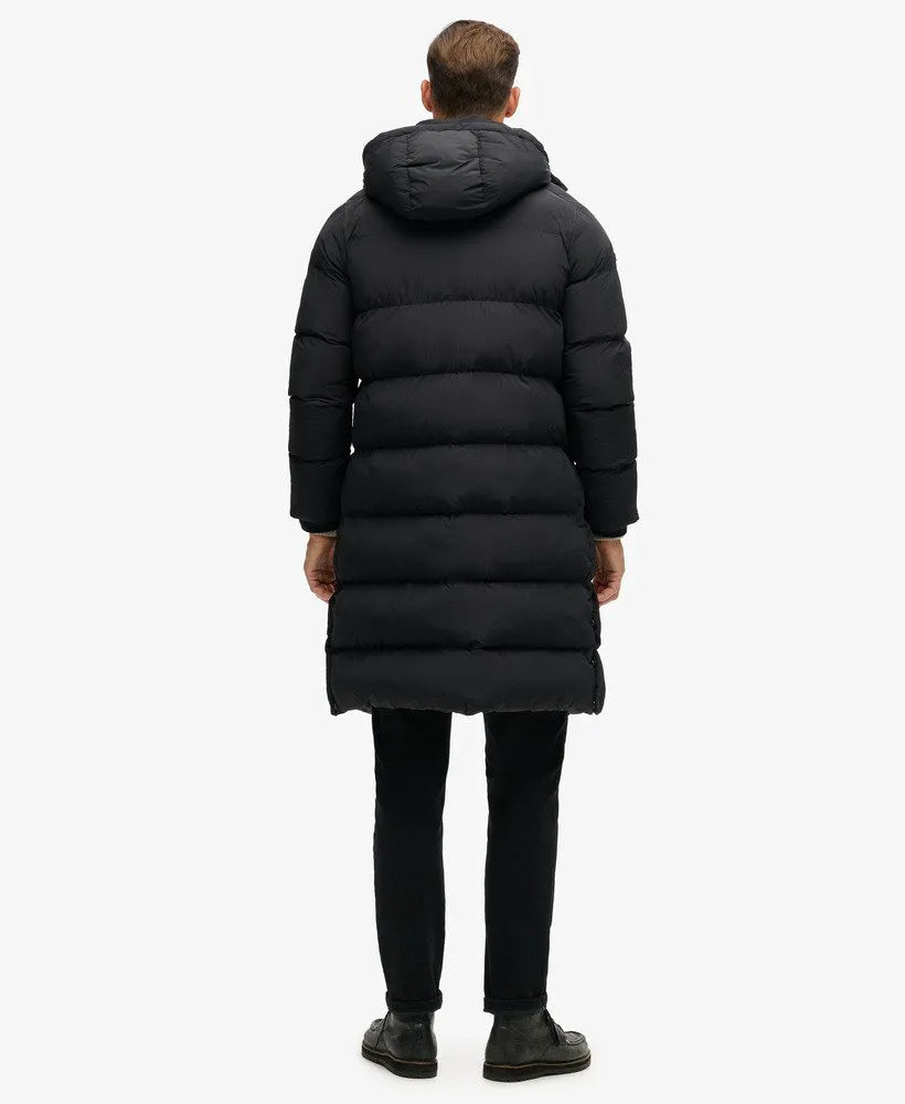 Hooded Longline Puffer Jacket