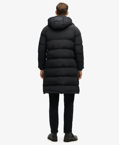 Hooded Longline Puffer Jacket