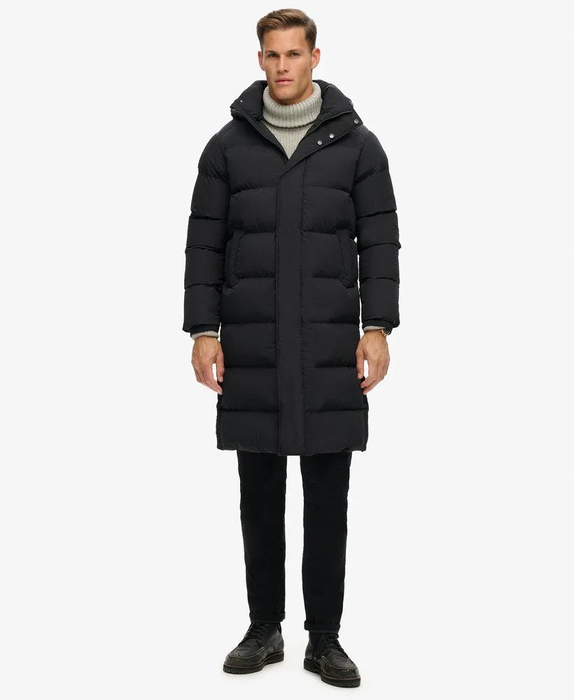 Hooded Longline Puffer Jacket
