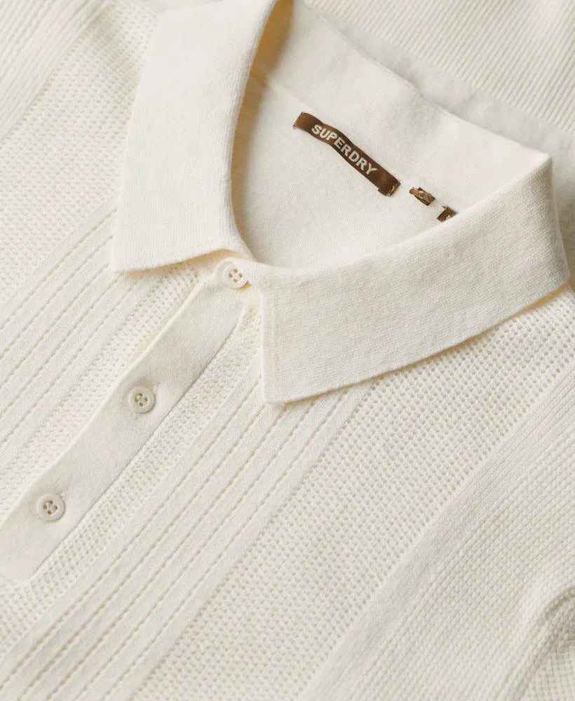 Short Sleeve Knitted Polo Shirt