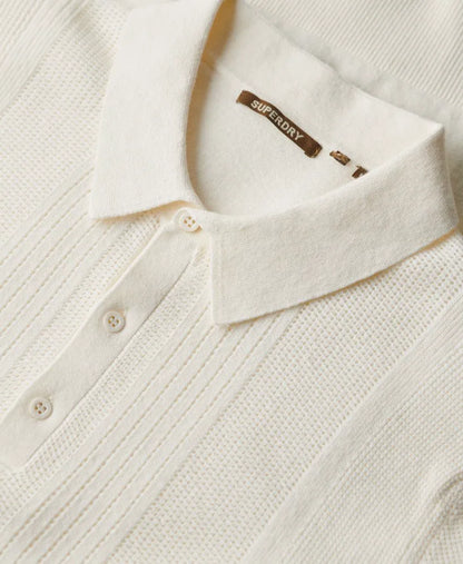 Short Sleeve Knitted Polo Shirt