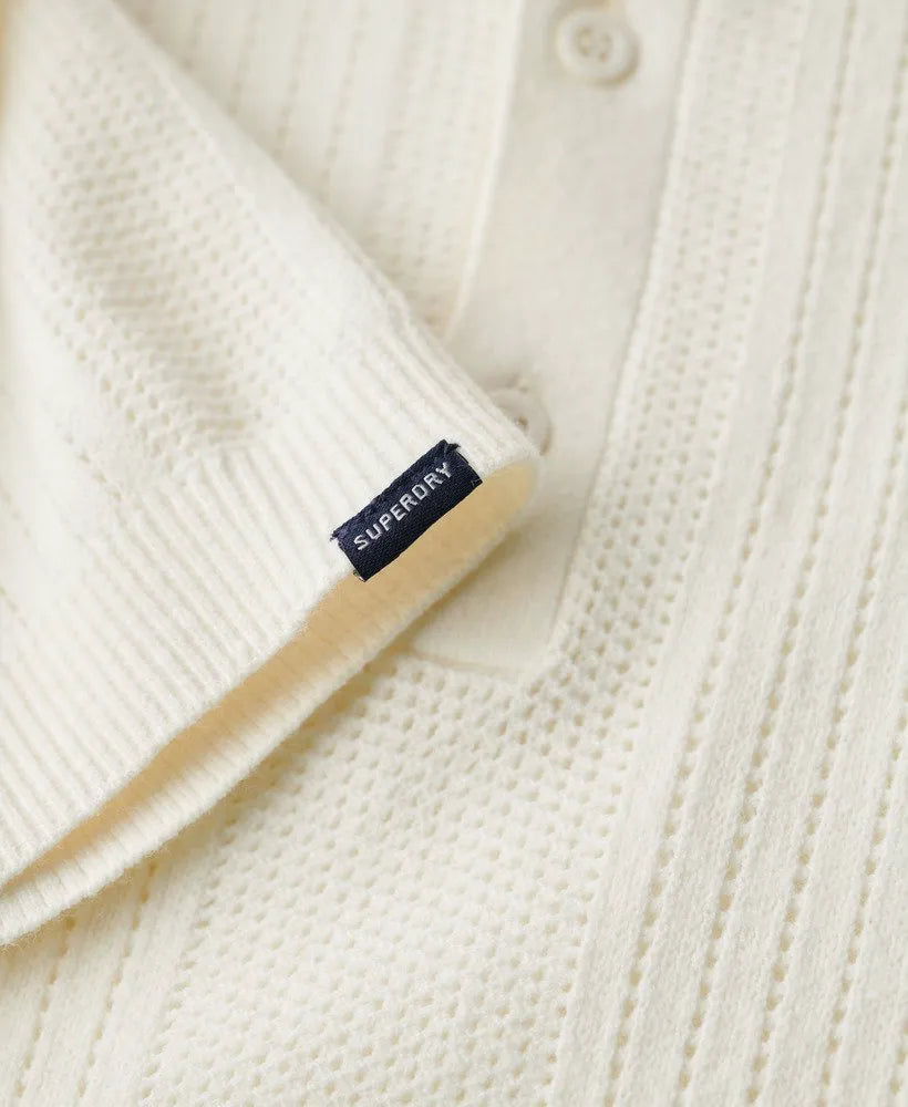 Short Sleeve Knitted Polo Shirt
