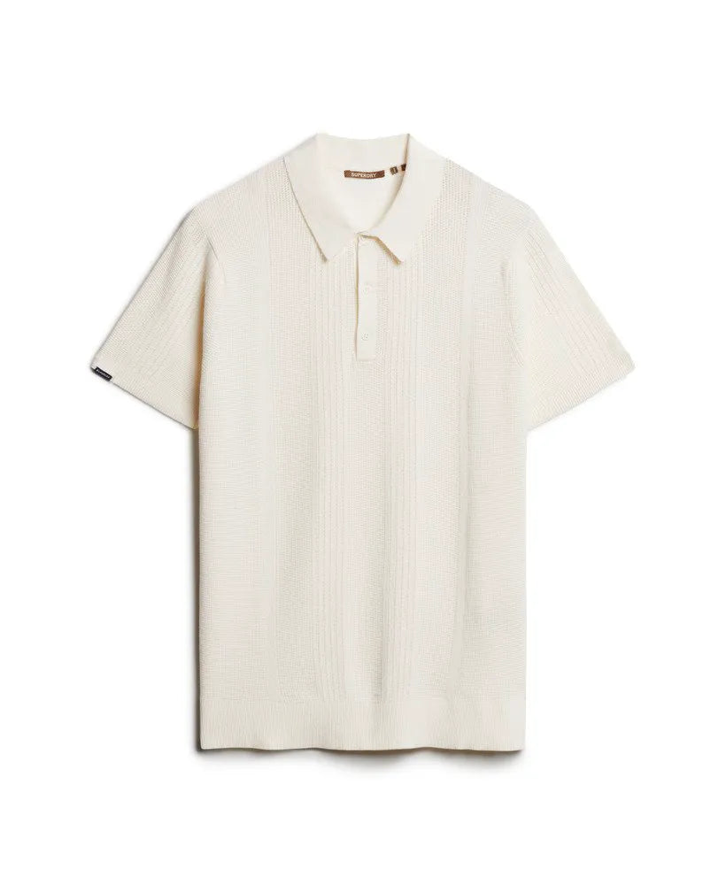 Short Sleeve Knitted Polo Shirt