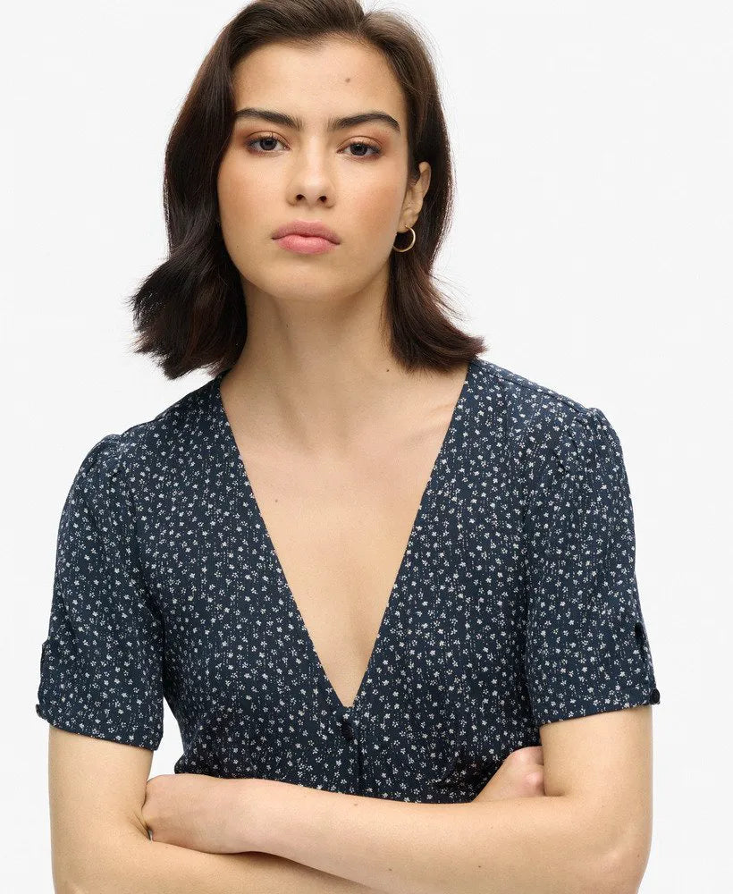 Ditsy Flower Navy