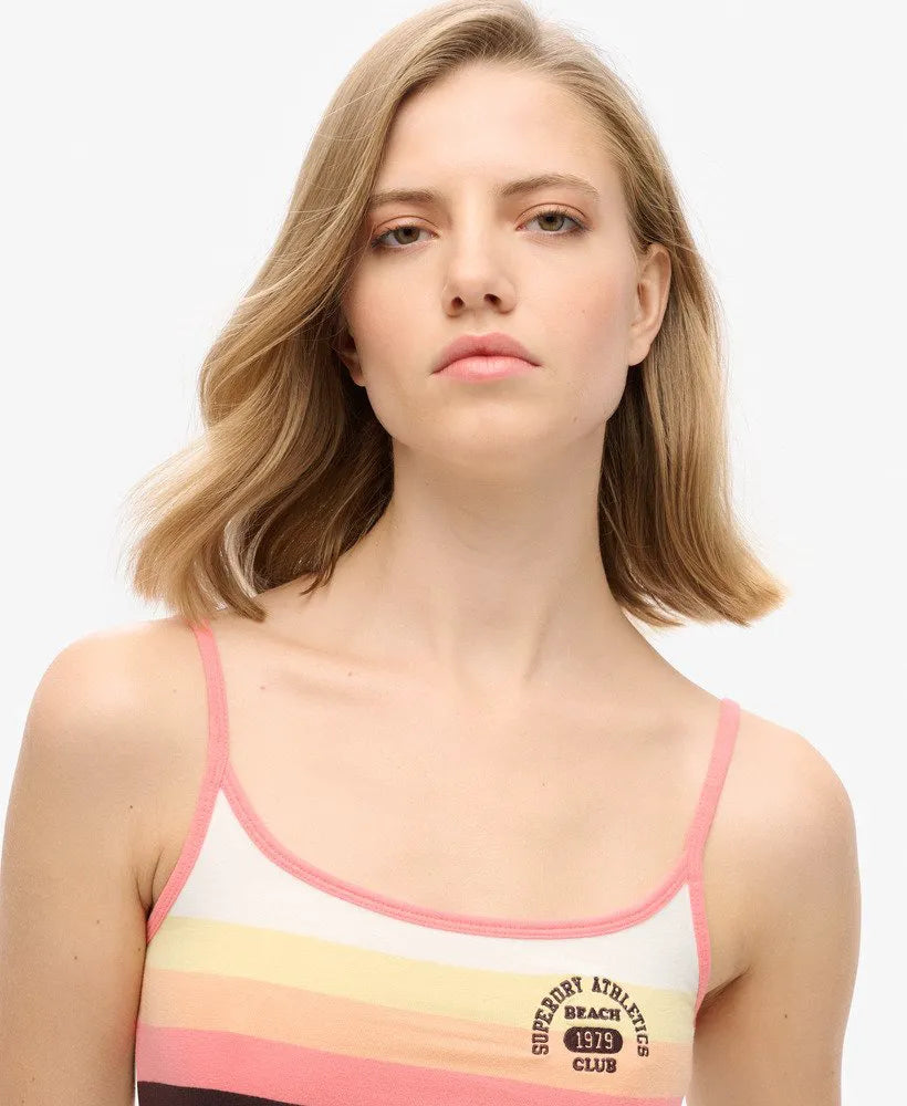 Sunset Coral Stripe