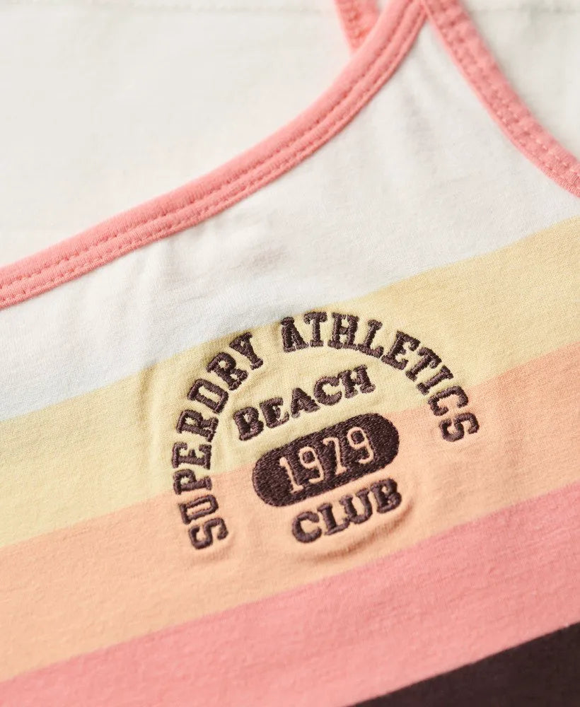 Sunset Coral Stripe
