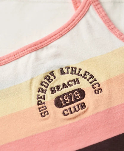 Sunset Coral Stripe