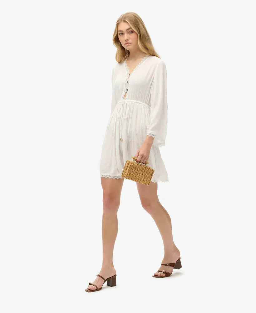 Ibiza V-Neck Mini Dress