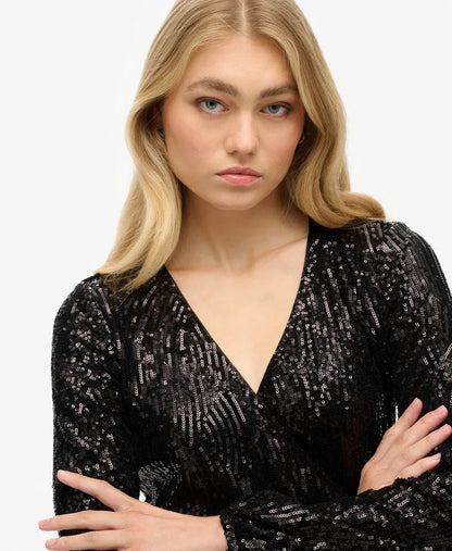 Black Angle Sequins