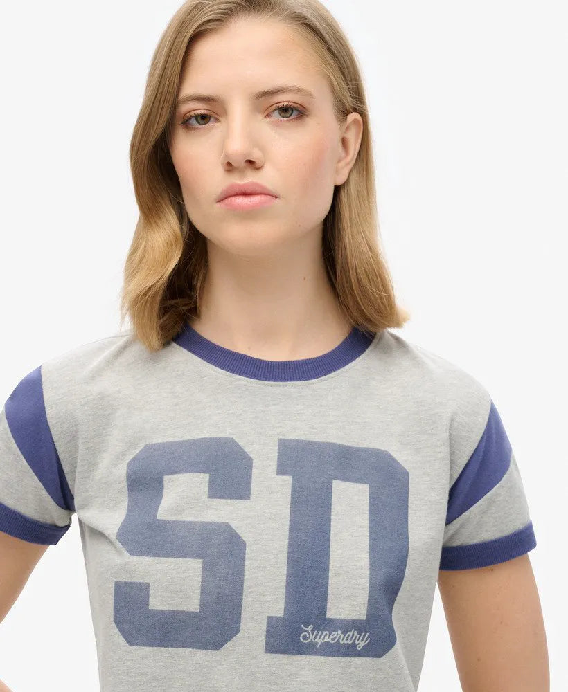 Athletic Essentials Graphic Ringer T-Shirt