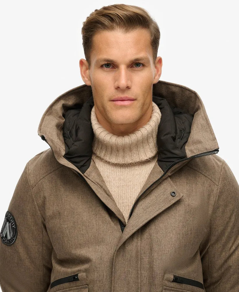 City Tweed Padded Bomber Jacket