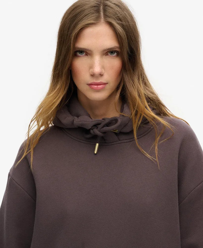 Tattoo Rhinestone Hoodie Dress