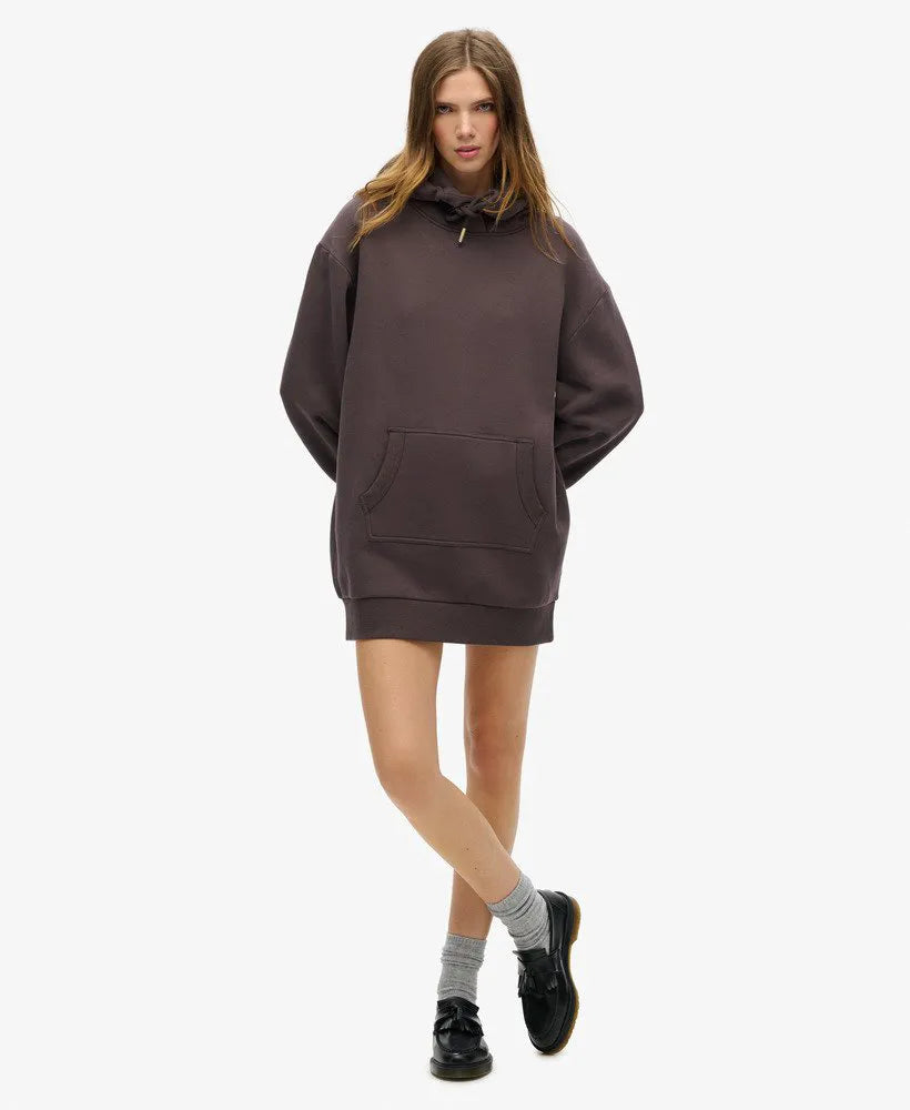 Tattoo Rhinestone Hoodie Dress