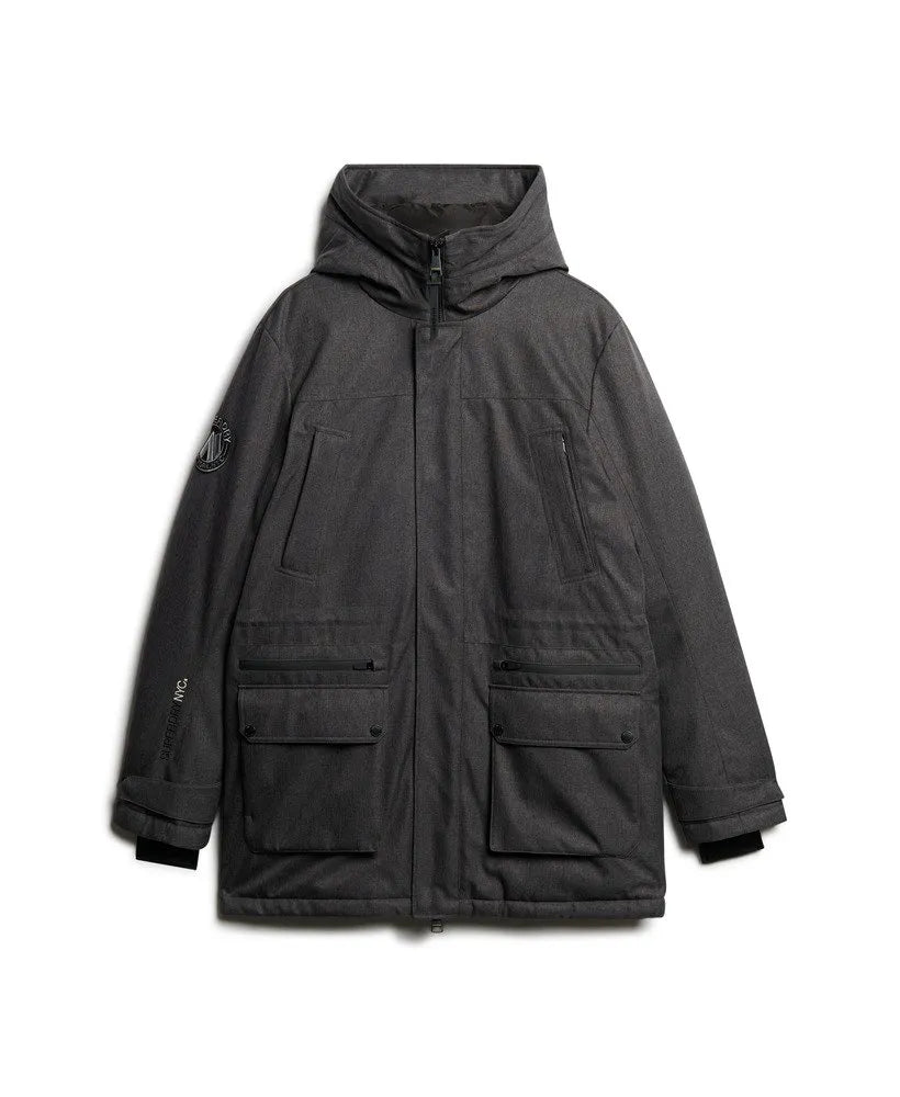 City Tweed Padded Parka Jacket