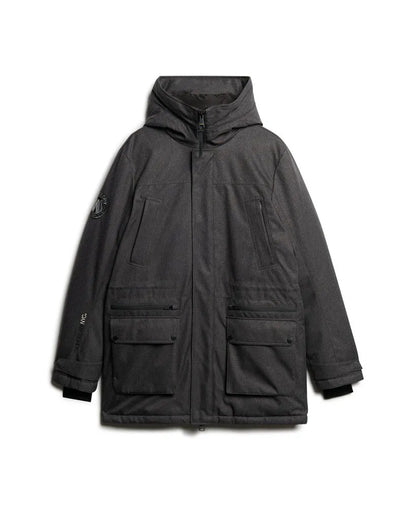 City Tweed Padded Parka Jacket