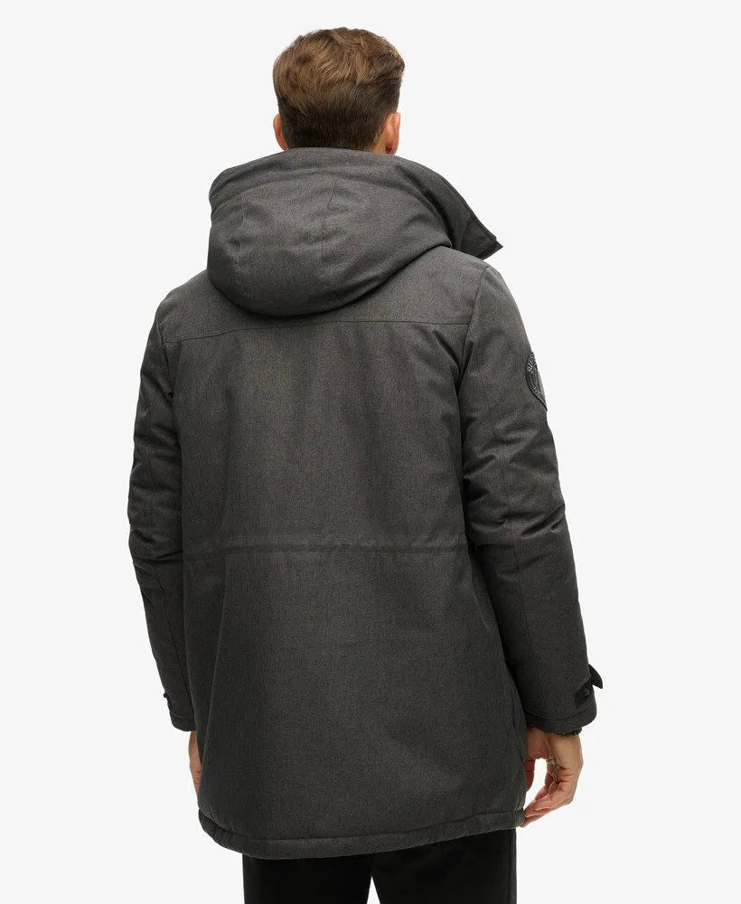 City Tweed Padded Parka Jacket