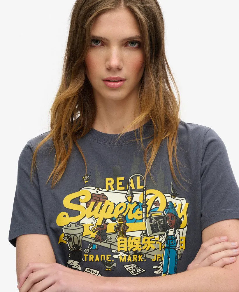 New York Vintage Logo Relaxed T-Shirt