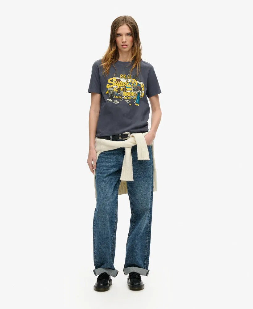 New York Vintage Logo Relaxed T-Shirt