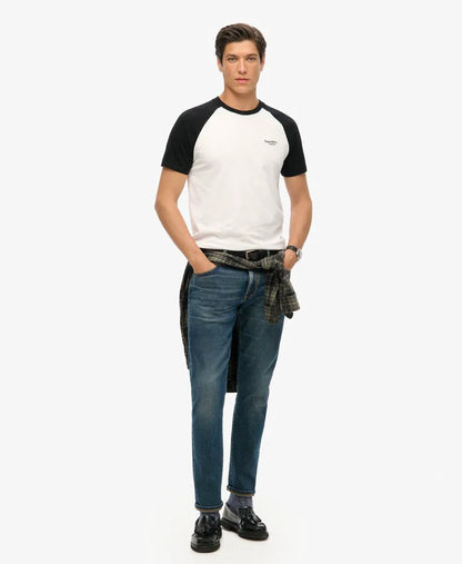 Organic Cotton Essential Logo Baseball T-Shirt