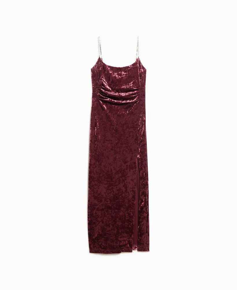 Diamonte Velvet Maxi Dress