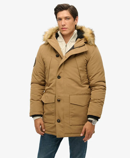 Everest Faux Fur Hooded Parka Coat