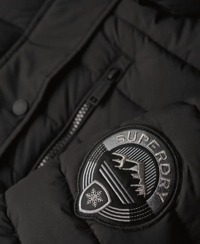 Fuji Hooded Mid Length Puffer Coat