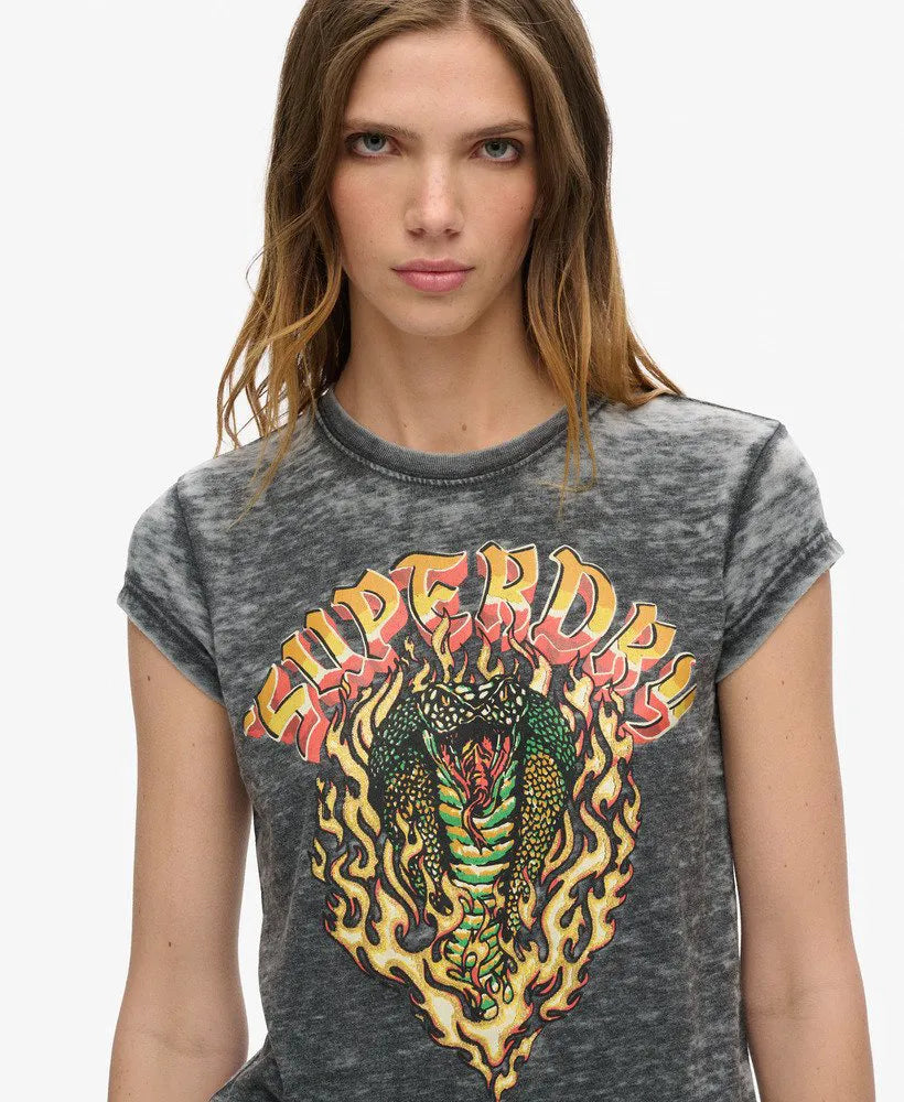 Biker Rock Graphic T-Shirt