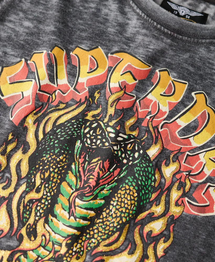 Biker Rock Graphic T-Shirt