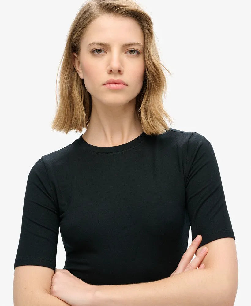 Short Sleeve Midi Jersey Dress