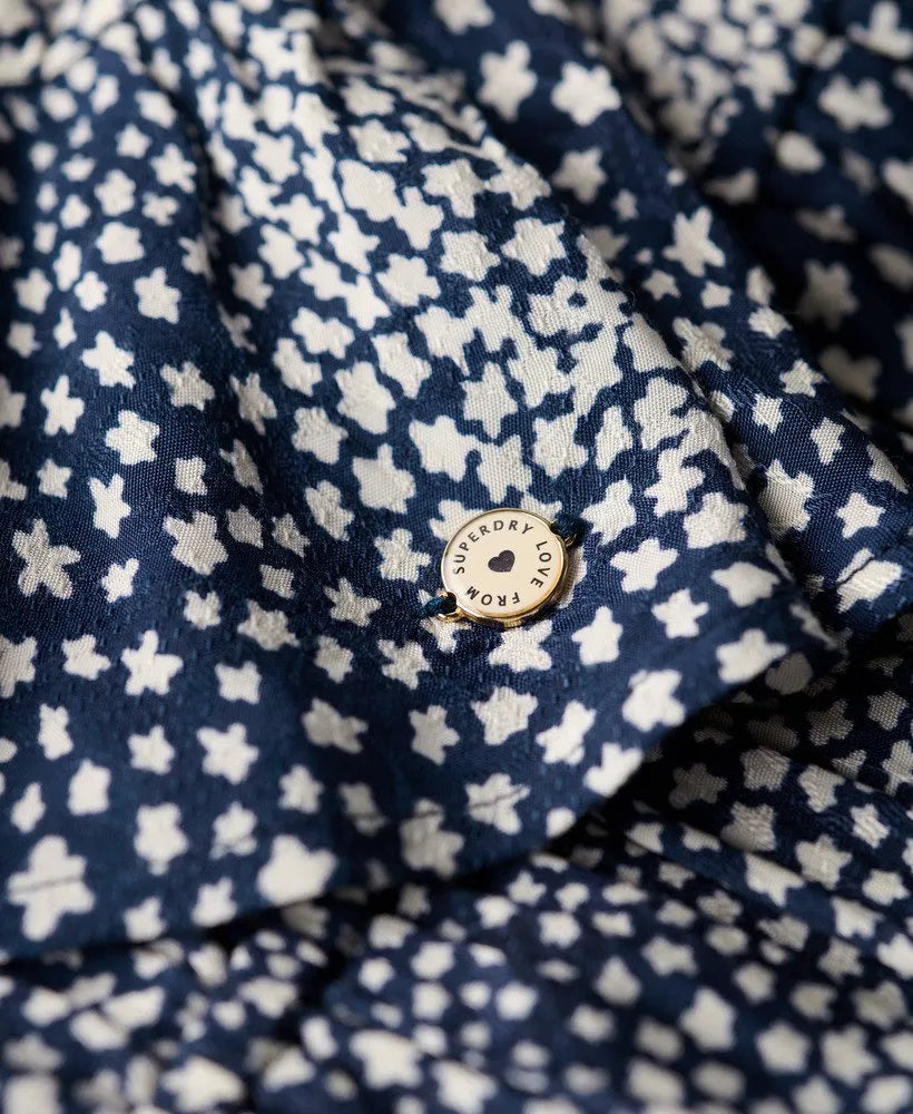 Scattered Ditsy Navy