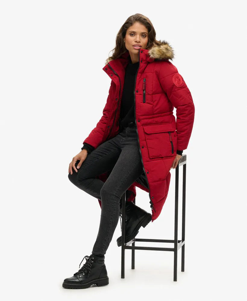 Longline Faux Fur Everest Coat