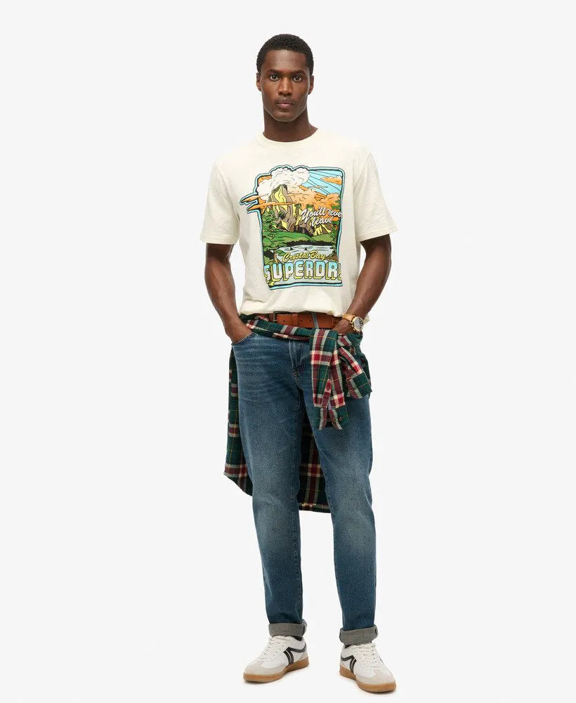 Neon Travel Graphic Loose T-Shirt
