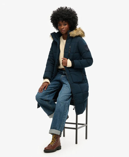 Longline Faux Fur Everest Coat