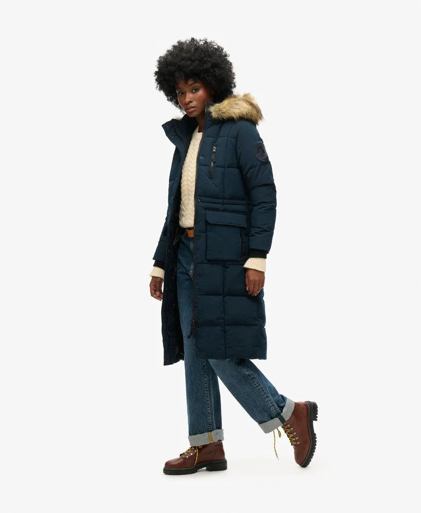 Longline Faux Fur Everest Coat