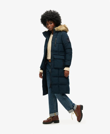 Longline Faux Fur Everest Coat