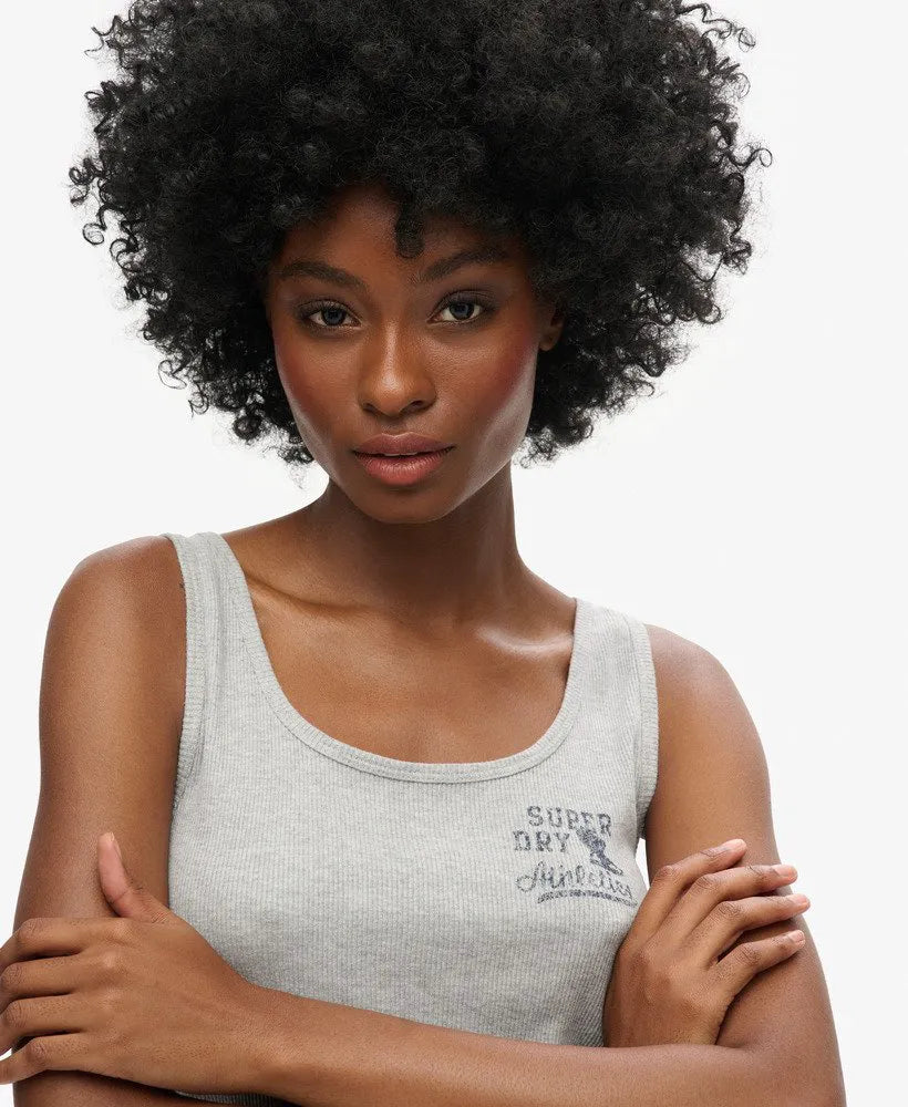 Athletic Essentials Ribbed Vest Top