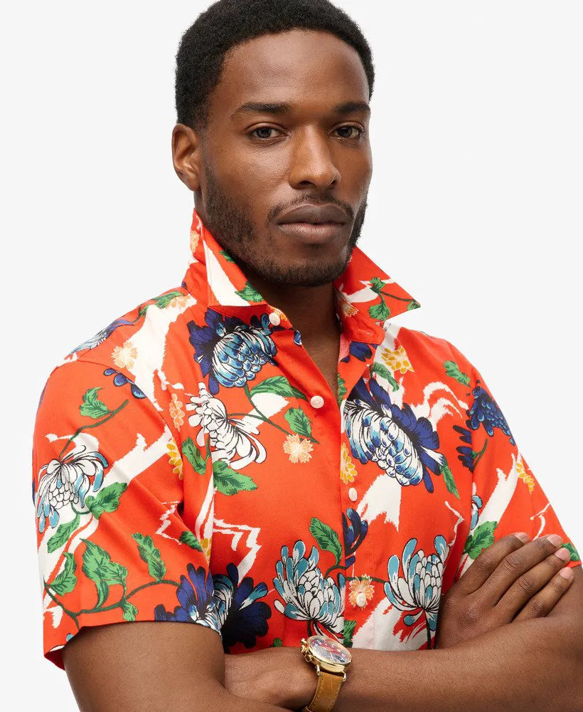 Aya Burnt Orange Floral