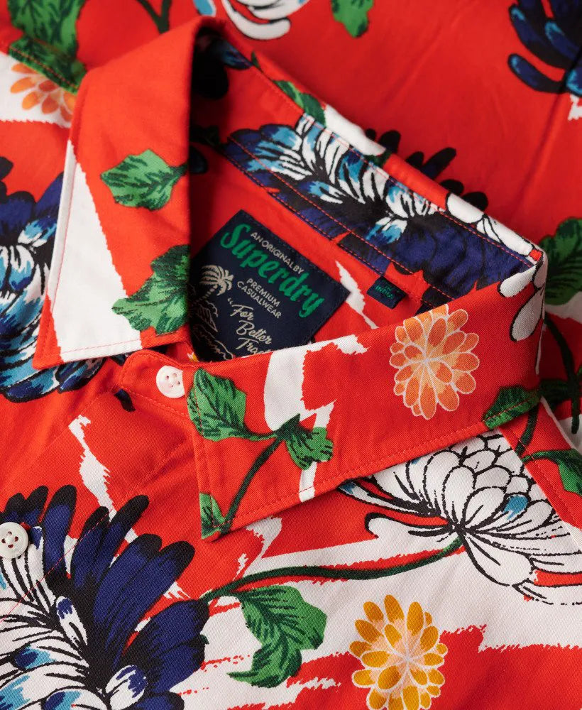 Aya Burnt Orange Floral