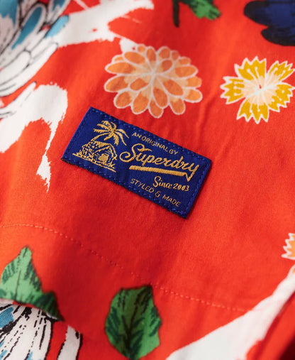 Aya Burnt Orange Floral