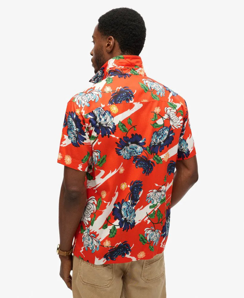Aya Burnt Orange Floral