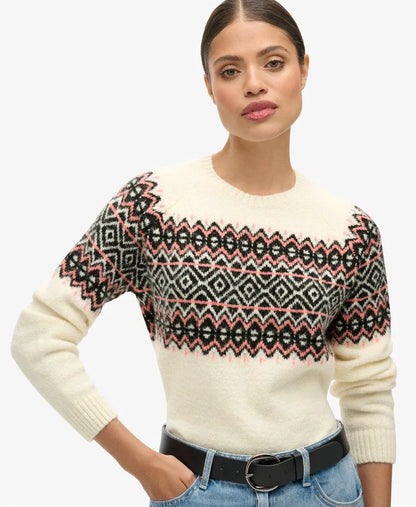 Fairisle Pattern Crew Jumper