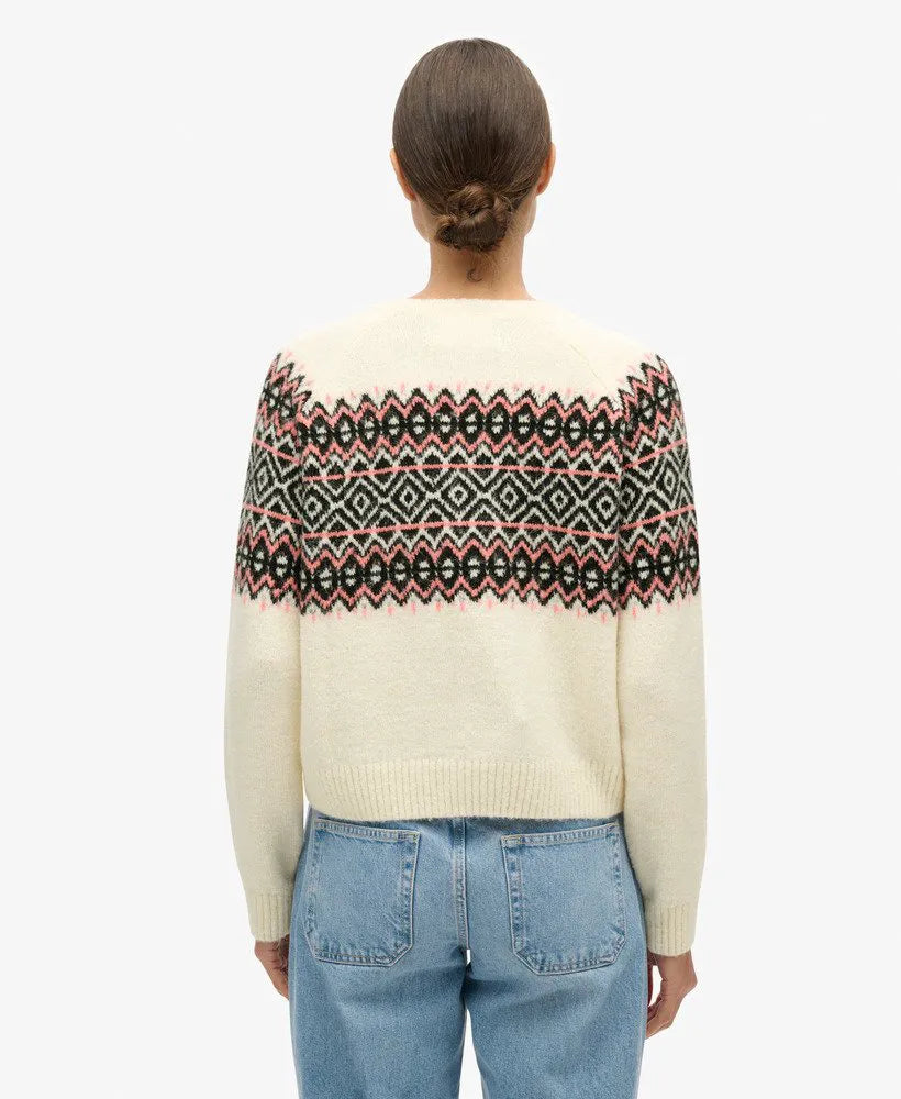 Fairisle Pattern Crew Jumper