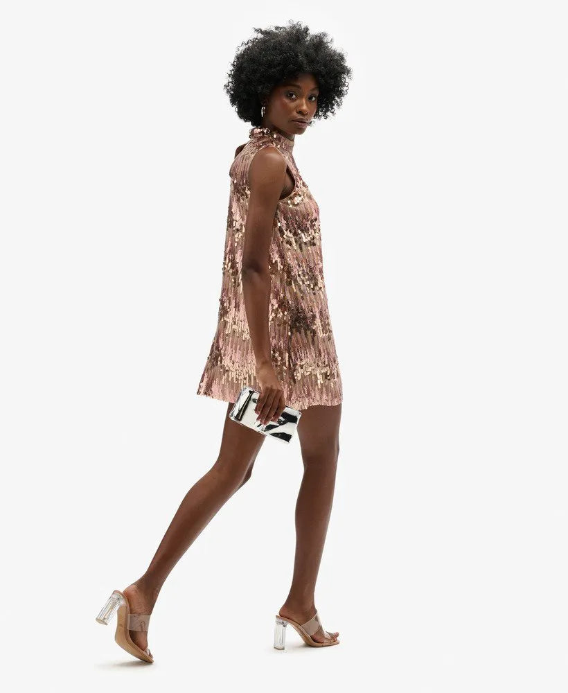 A-Line SL Sequin Mini Dress