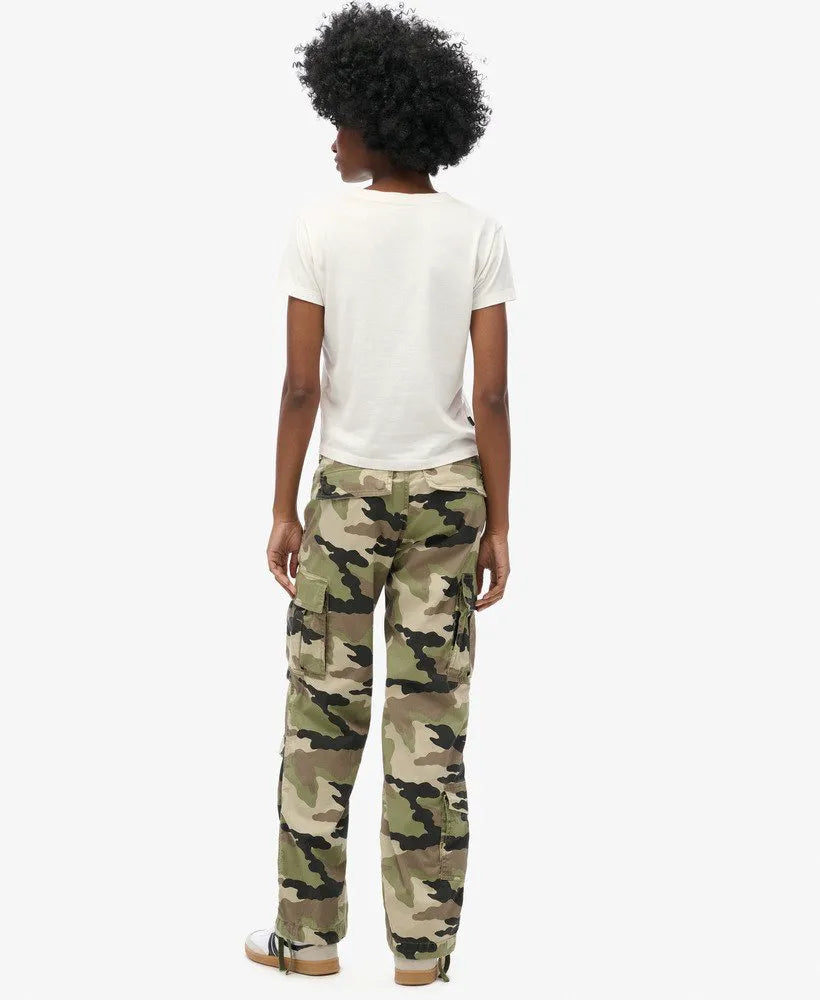 Low Rise Straight Cargo Pants