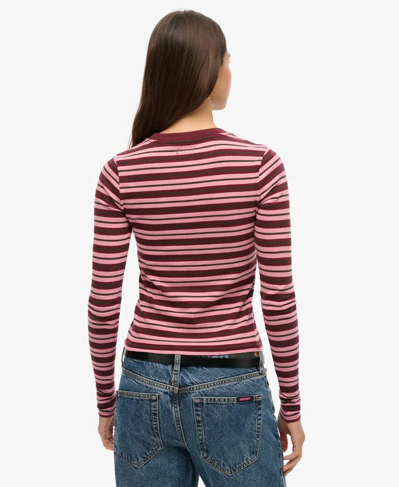 Stripe Long Sleeve Top
