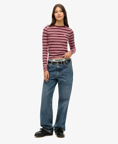 Stripe Long Sleeve Top