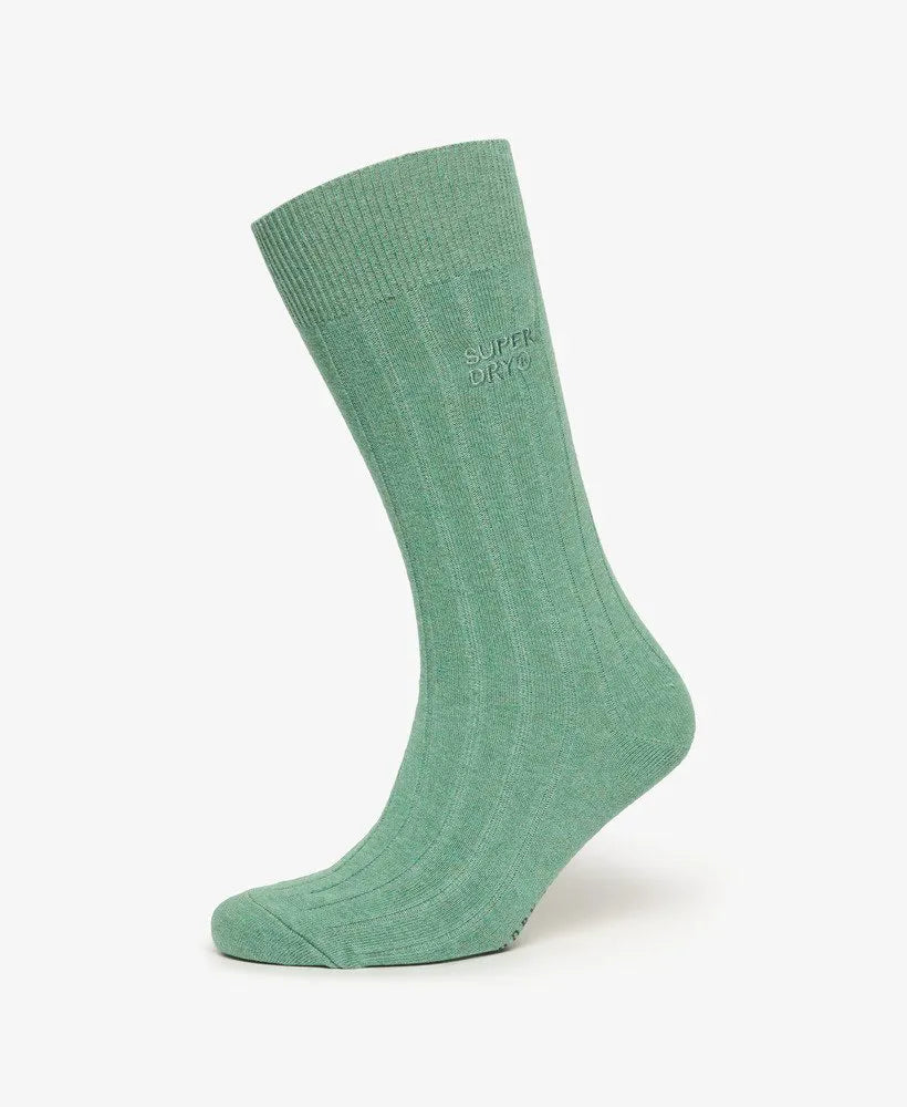 Organic Cotton Unisex Core Rib Crew Sock 3 Pack