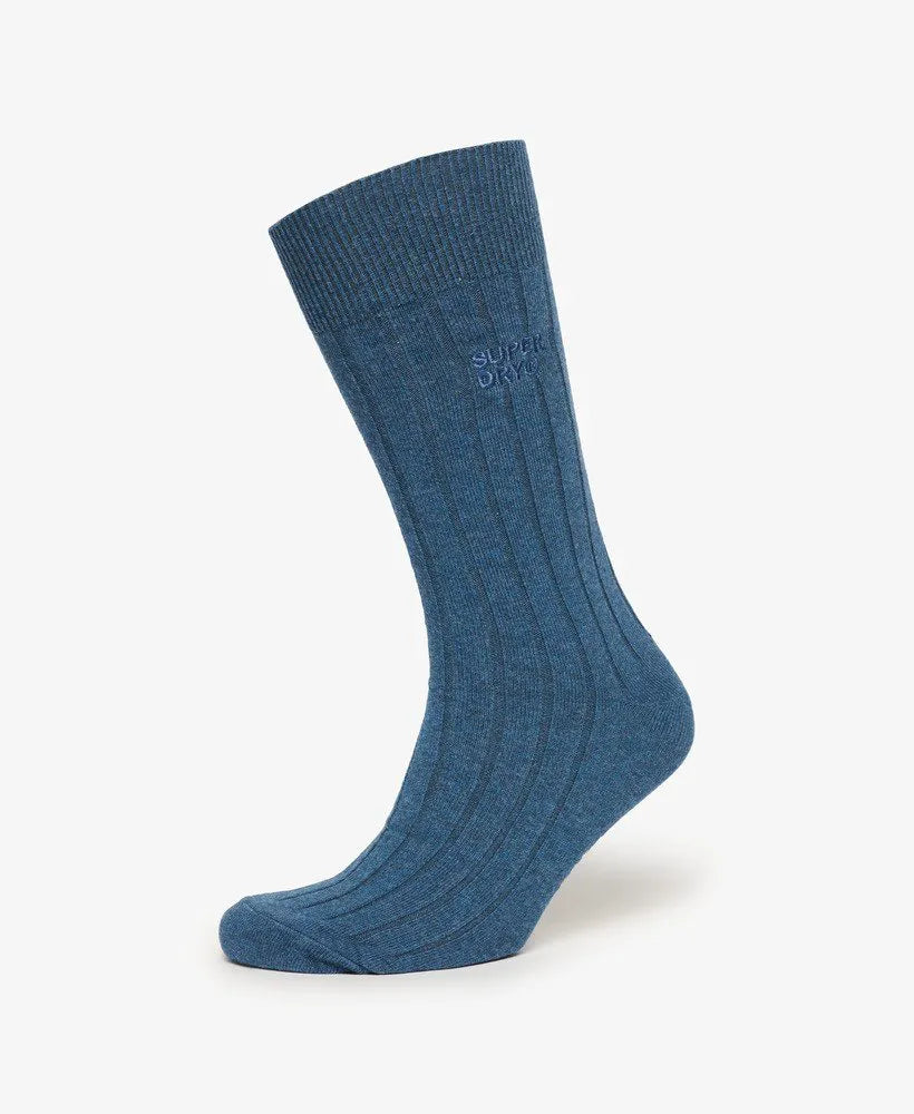 Organic Cotton Unisex Core Rib Crew Sock 3 Pack