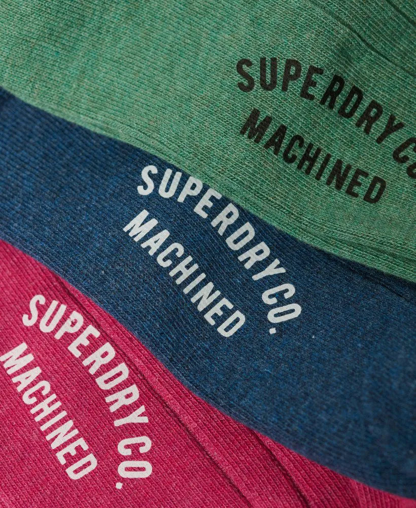 Organic Cotton Unisex Core Rib Crew Sock 3 Pack