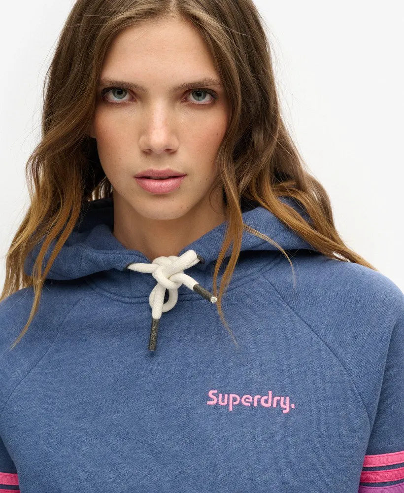 Rainbow Stripe Logo Hoodie